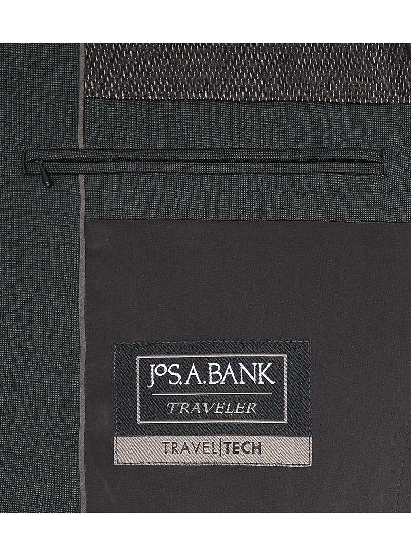 Travel Tech Slim Fit Tic Solid Suit Separate Jacket - Big & Tall#38P7