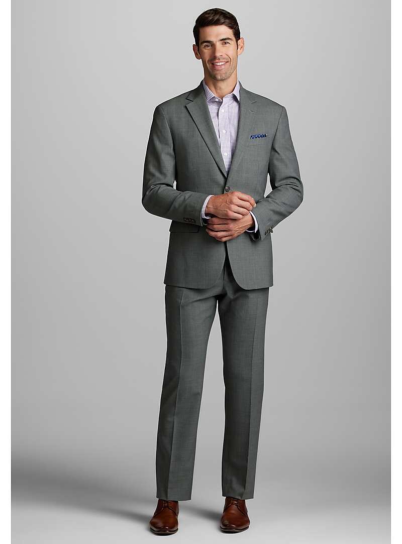 Jos. A. Bank Tailored Fit Tonal Plaid Suit - Big & Tall#3XG4