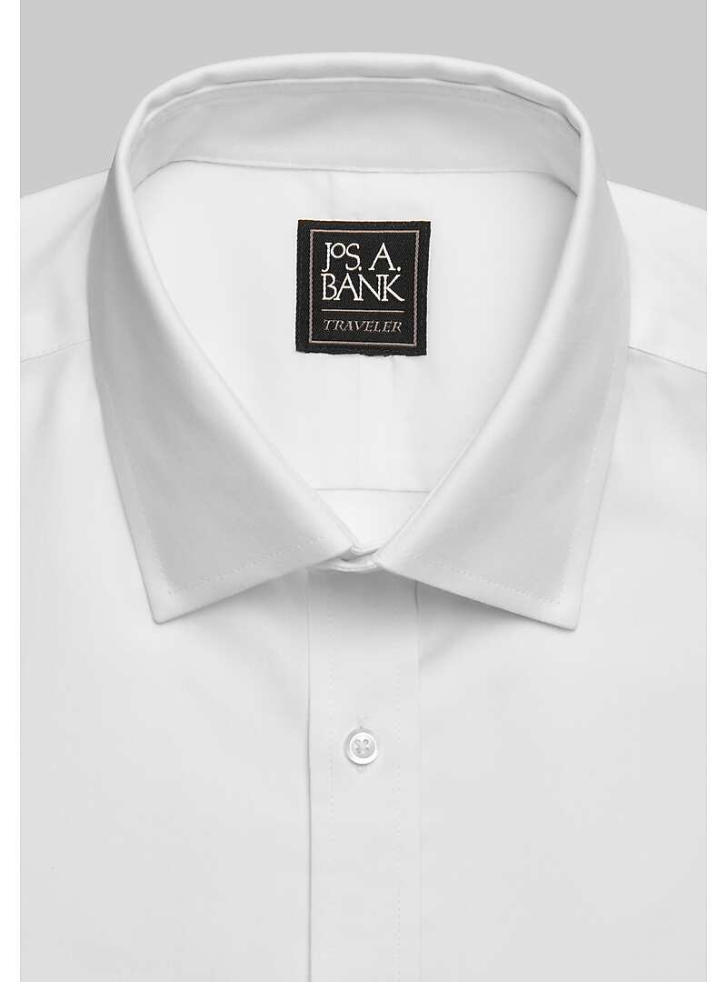 Traveler Collection Tailored Fit Spread Collar Dress Shirt - Big & Tall#5DAK