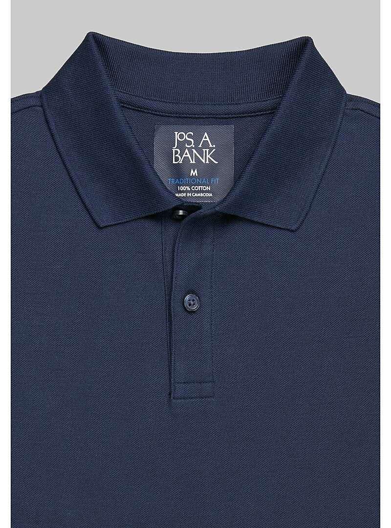 Jos. A. Bank Traditional Fit Solid Pique Polo - Big & Tall#6MFU