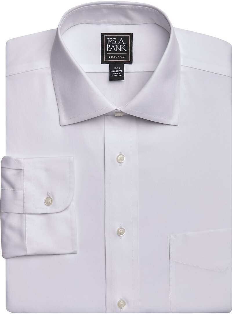 Traveler Collection Traditional Fit Spread Collar Dress Shirt - Big & Tall#5DEM