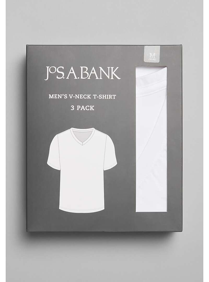 Jos. A. Bank V-Neck Tees, 3-Pack - Big & Tall#8XLY