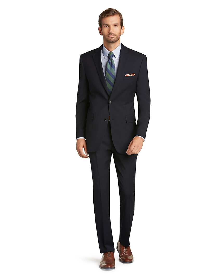 1905 Collection Tailored Fit Textured Suit Separate Jacket - Big & Tall#343Z