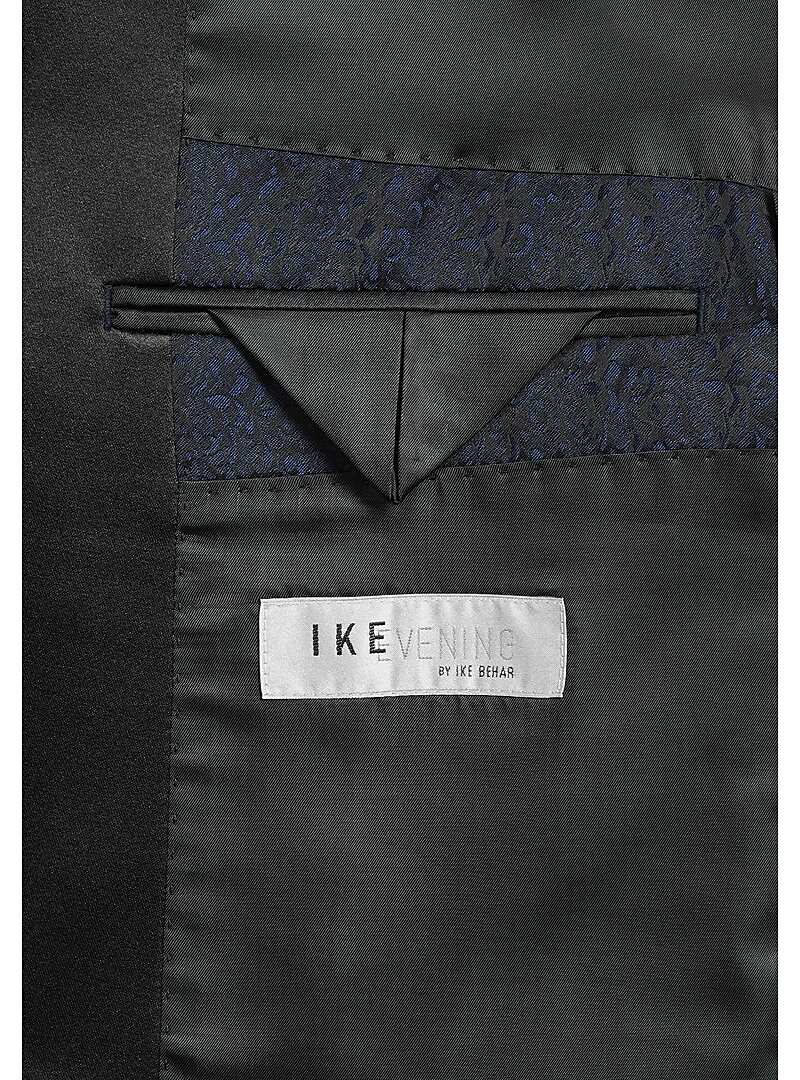 Ike Behar Slim Fit Peak Lapel Patterned Dinner Jacket - Big & Tall#16TG