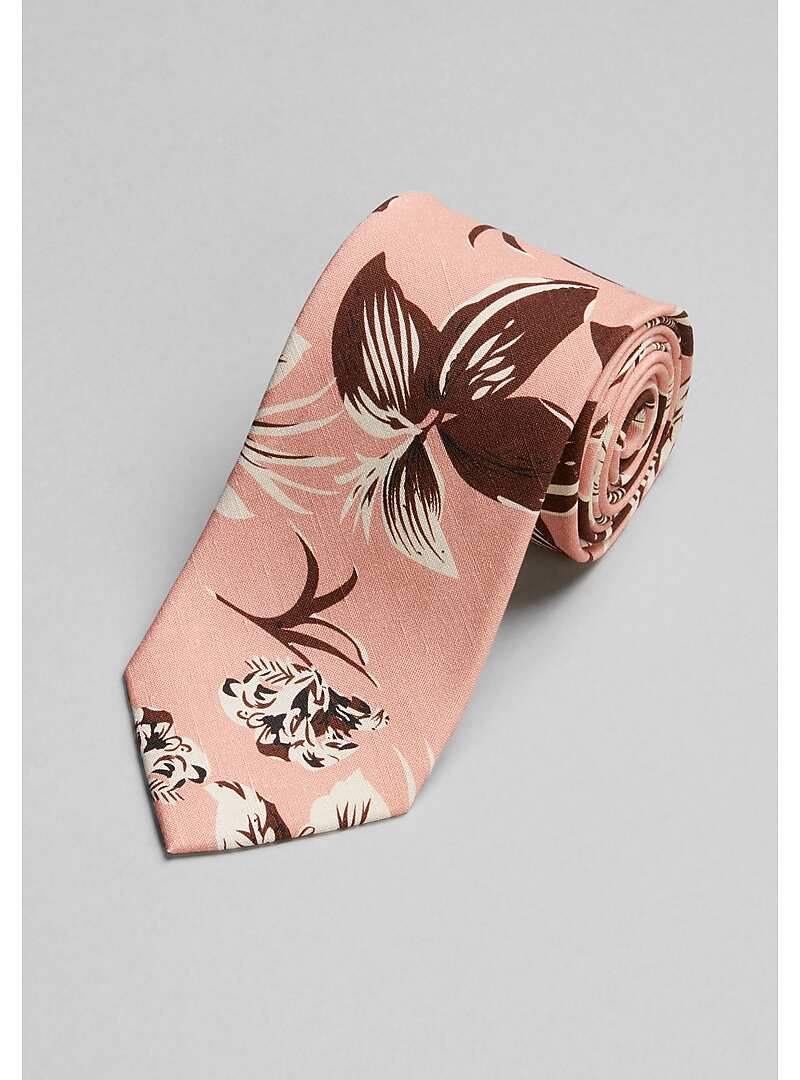 Traveler Collection Tropical Print Tie - Long#8WGM