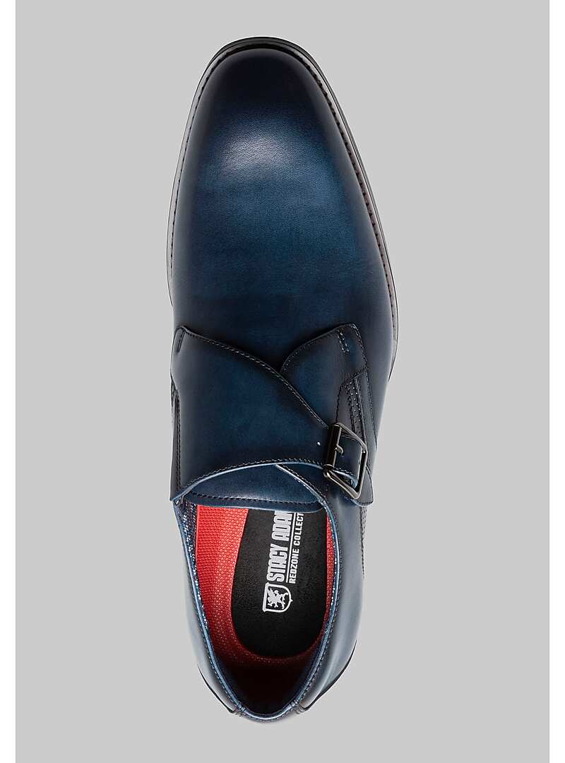 Stacy Adams Karcher Plain Toe Monk Straps#42DX