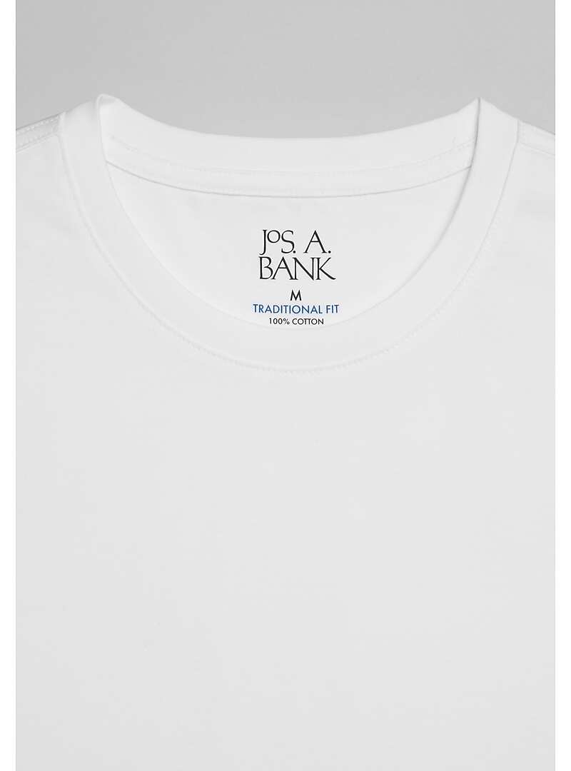 Jos. A. Bank Traditional Fit Liquid Cotton Interlock Crew - Big & Tall#6MFK