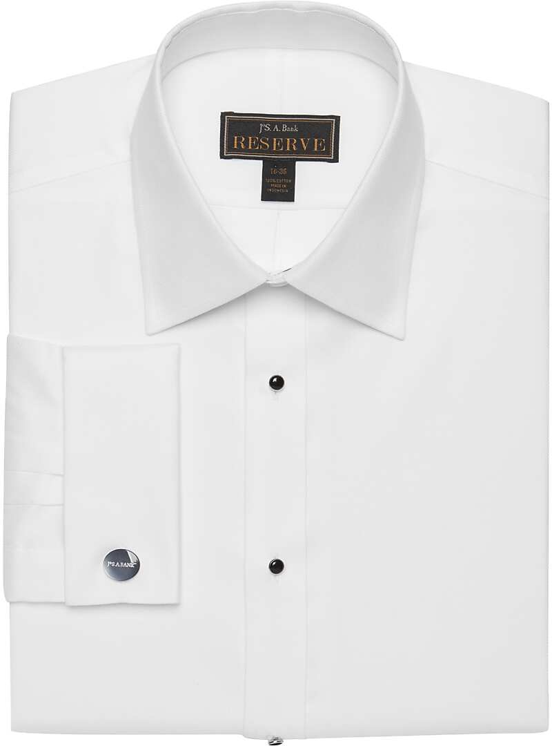 Reserve Collection Traditional Fit Point Collar Formal Dress Shirt - Big & Tall#51J1