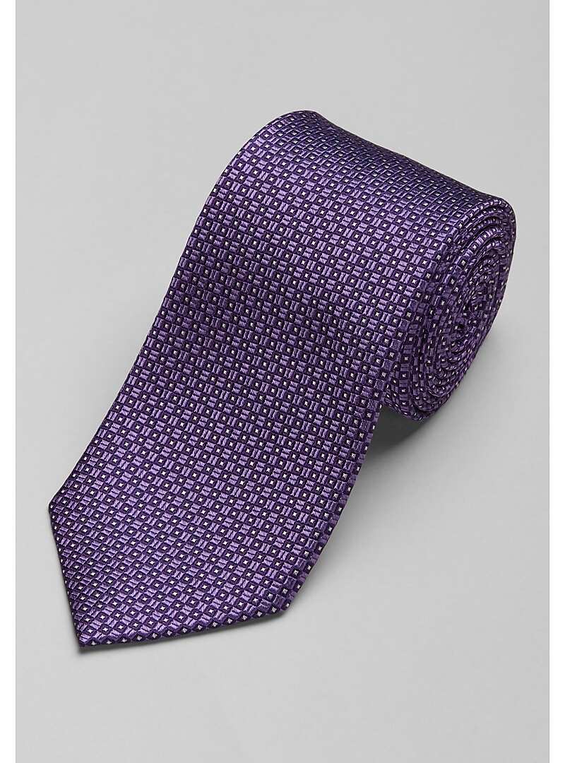 Traveler Collection Tonal Dot Tie - Long#8Y0M