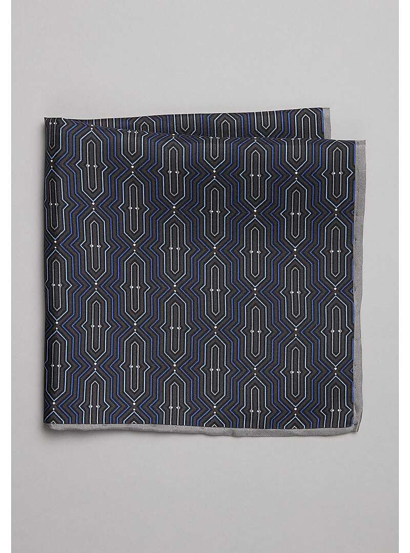 Jos. A. Bank Geometric Pocket Square#8Y4Z