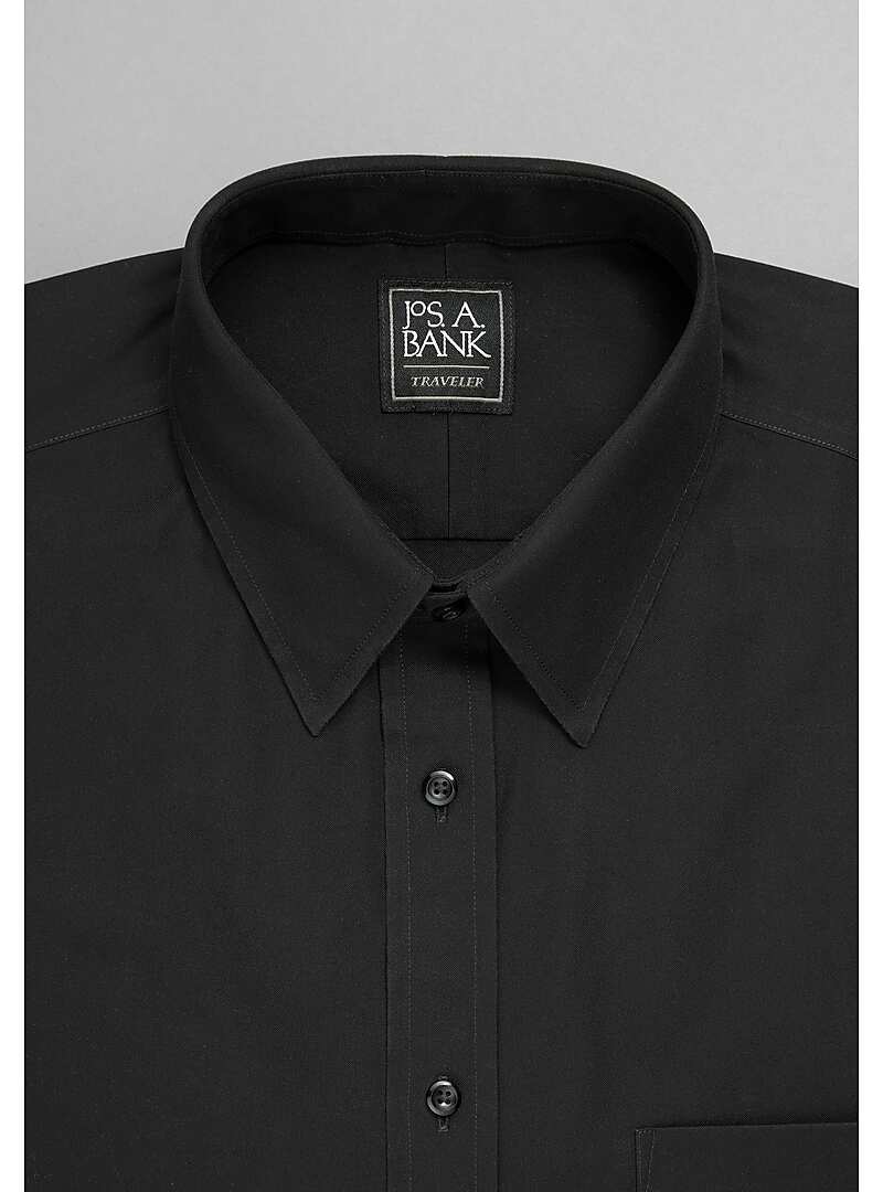 Traveler Collection Slim Fit Point Collar Dress Shirt - Big & Tall#5CTR