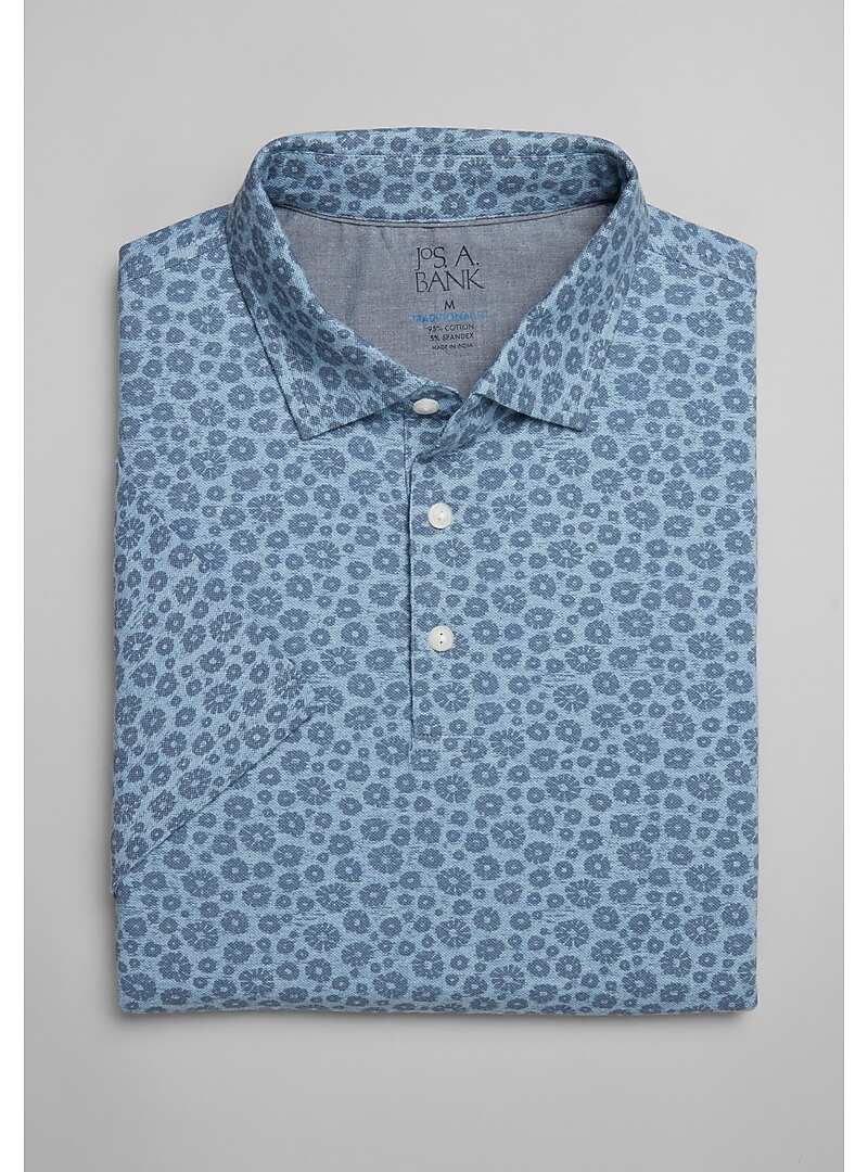 Jos. A. Bank Traditional Fit Vintage Floral Polo - Big & Tall#6MHF