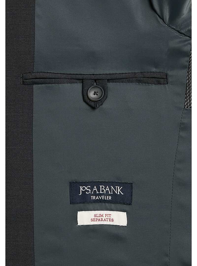 Traveler Collection Slim Fit Suit Separates Solid Jacket#3XV3