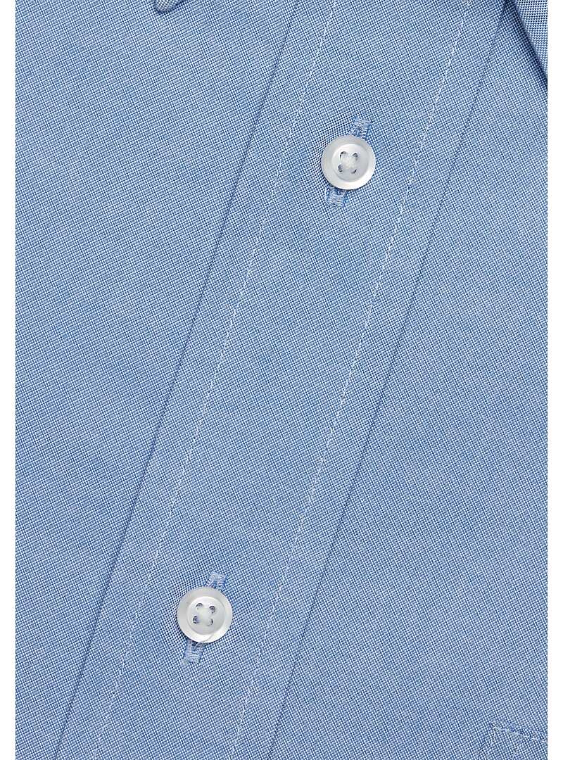 Traveler Collection Traditional Fit Button-Down Collar Solid Dress Shirt - Big & Tall#5FTH