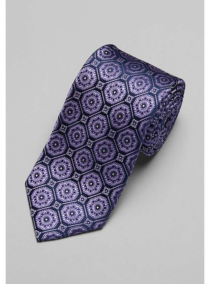 Reserve Collection Octagonal Medallion Tie - Long#8Y15