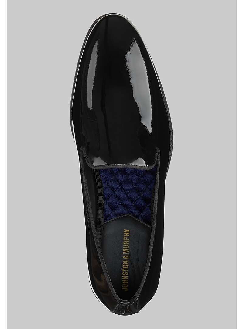 Johnston & Murphy Gavney Patent Leather Slip-On Shoes#42CJ