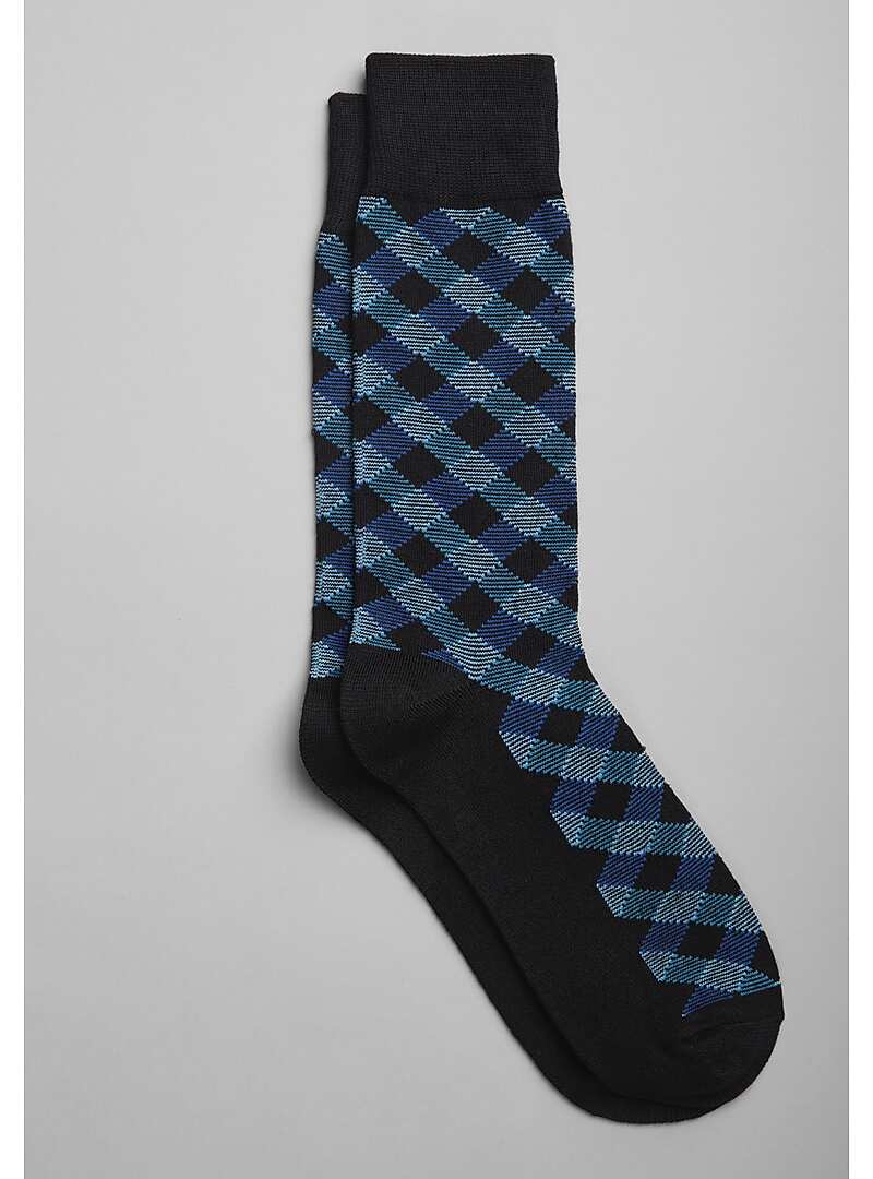 Jos. A. Bank Tonal Gingham Socks#8XHM