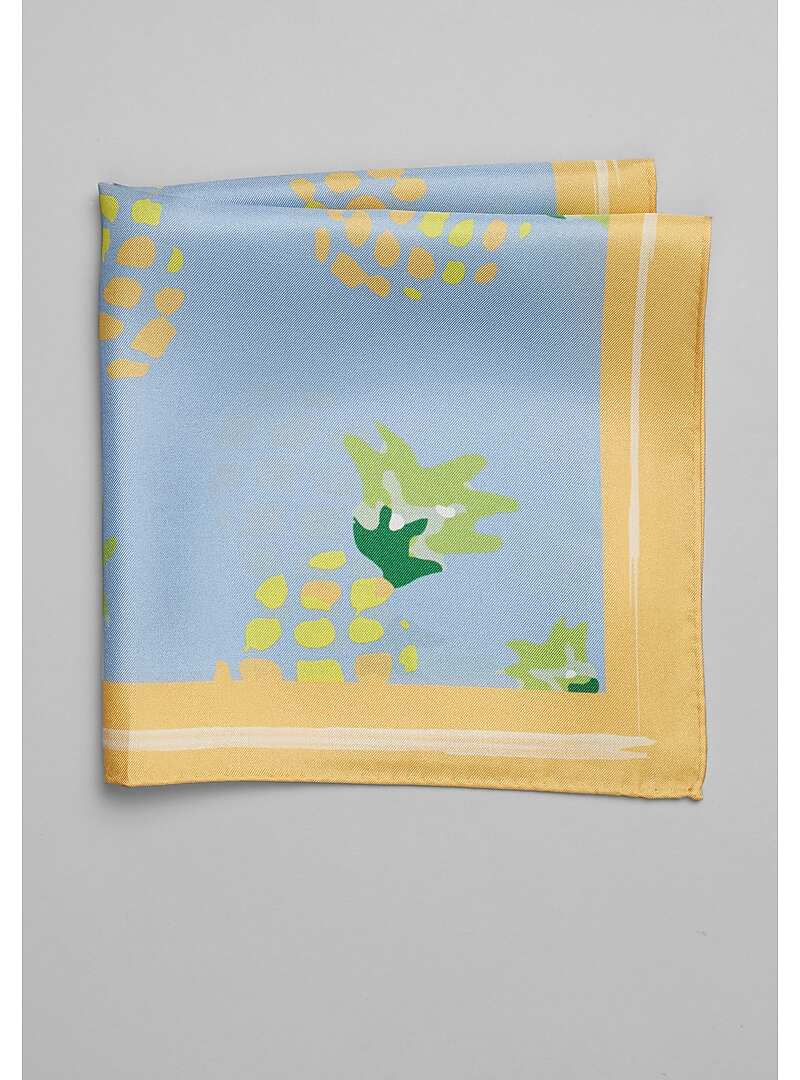 Jos. A. Bank Pineapple Pocket Square#8Y5Z