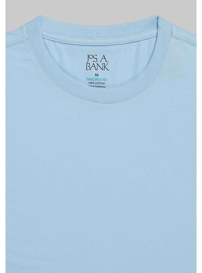 Jos. A. Bank Tailored Fit Liquid Cotton Jersey Crew Neck T-Shirt - Big & Tall#6MFP