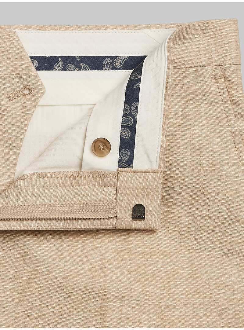 Jos. A. Bank Slim Fit Linen Blend Suit Separates Pants#3XD4