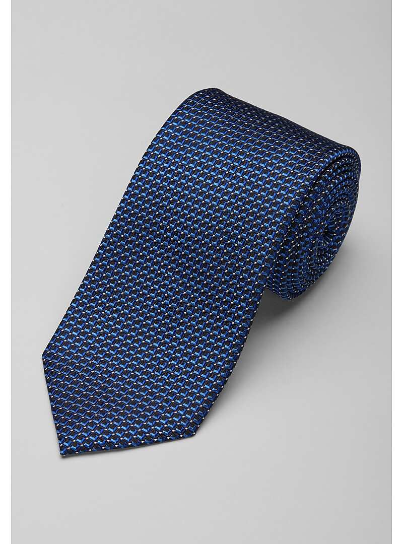 Traveler Collection Small-Scale Geometric Print Tie#8VLW