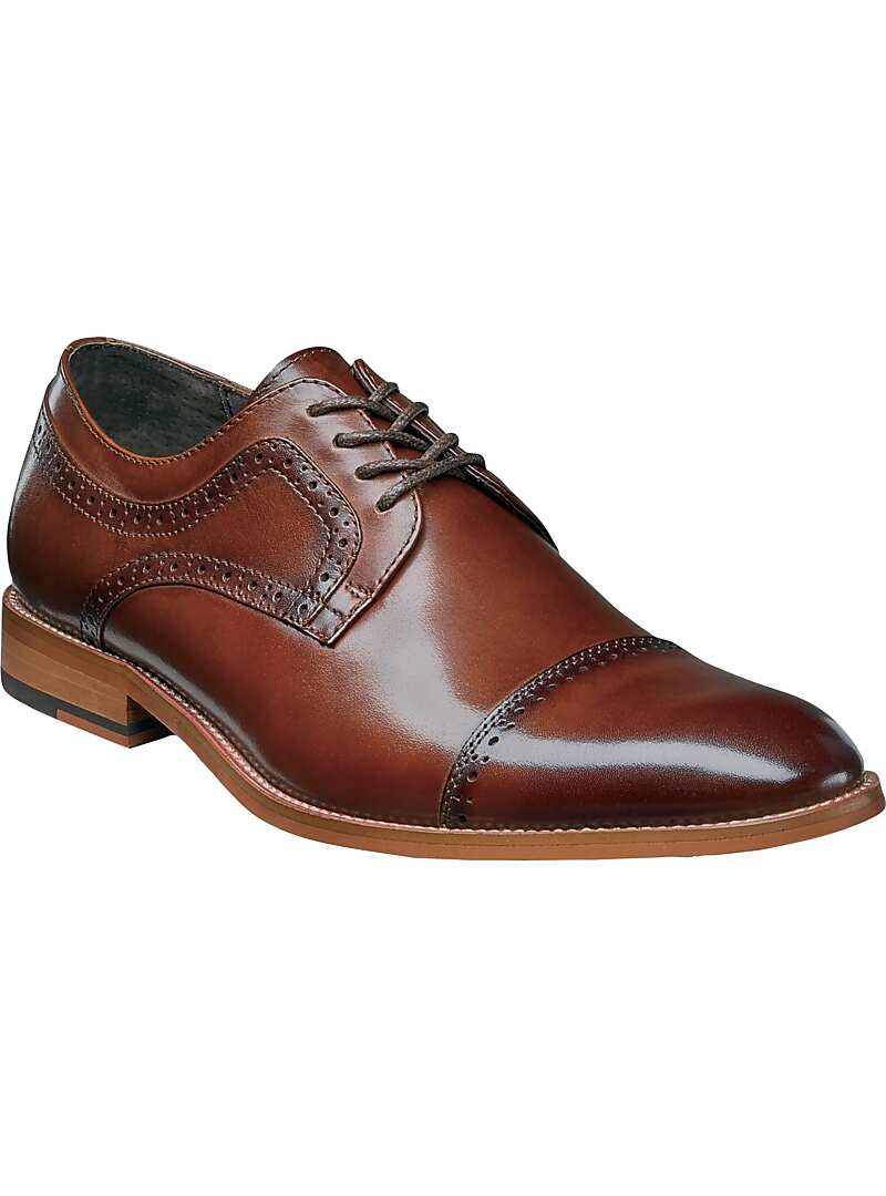 Stacy Adams Dickinson Leather Cap Toe Oxfords#42DN