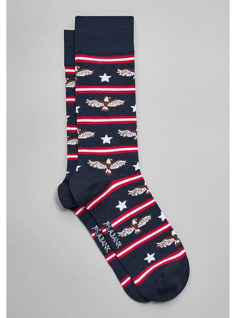Jos. A. Bank Eagles & Stripes Socks#8U17
