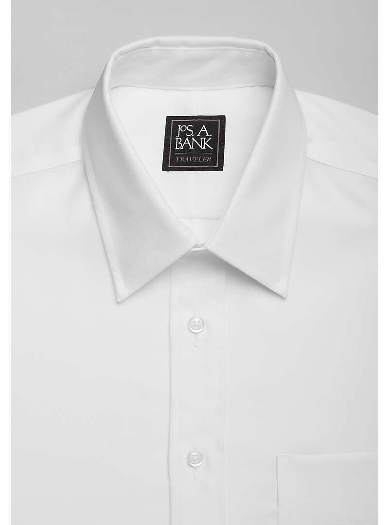Traveler Collection Tailored Fit Point Collar Dress Shirt - Big & Tall#5F6M