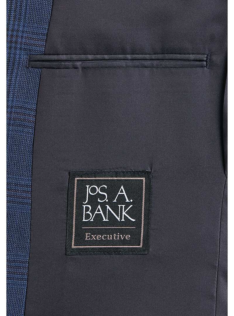Jos. A. Bank Collection Traditional Fit Windowpane Sportcoat - Big & Tall#16A1