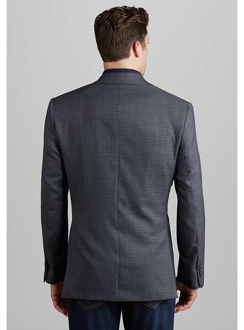 Executive Collection Traditional Fit Check Sportcoat - Big & Tall#168K