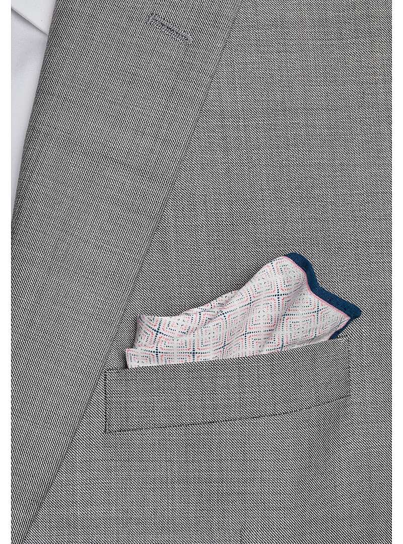 Jos. A. Bank Grid Pocket Square#8Y4V
