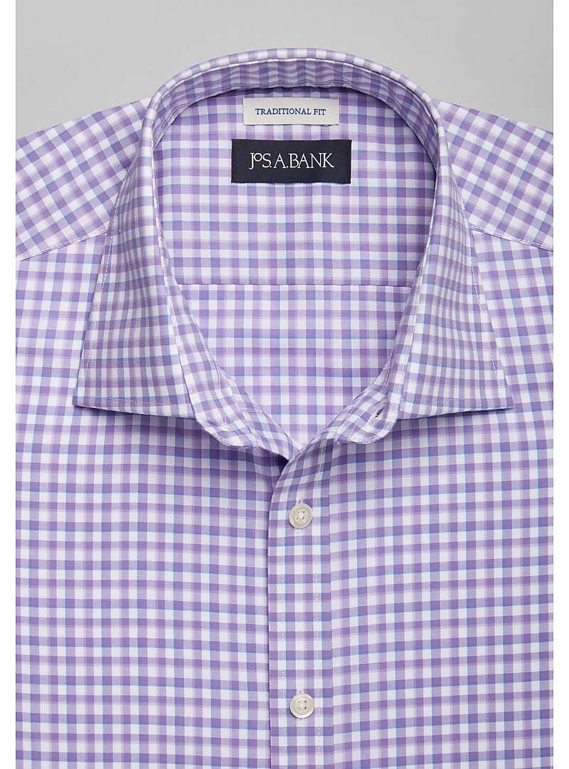 Jos. A. Bank Traditional Fit Spread Collar Botanical Print Sportshirt - Big & Tall#6MKT