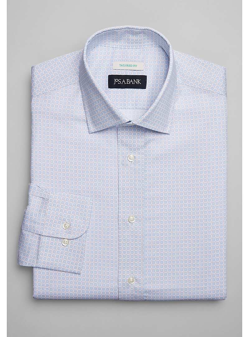 Jos. A. Bank Tailored Fit Geo Dress Shirt - Big & Tall#5FPX