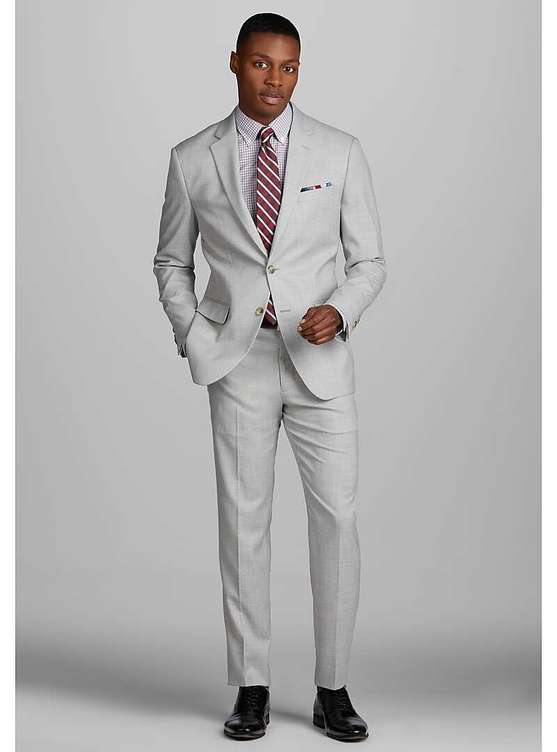 Jos. A. Bank Slim Fit Suit Separates Sharkskin Jacket#3XEJ