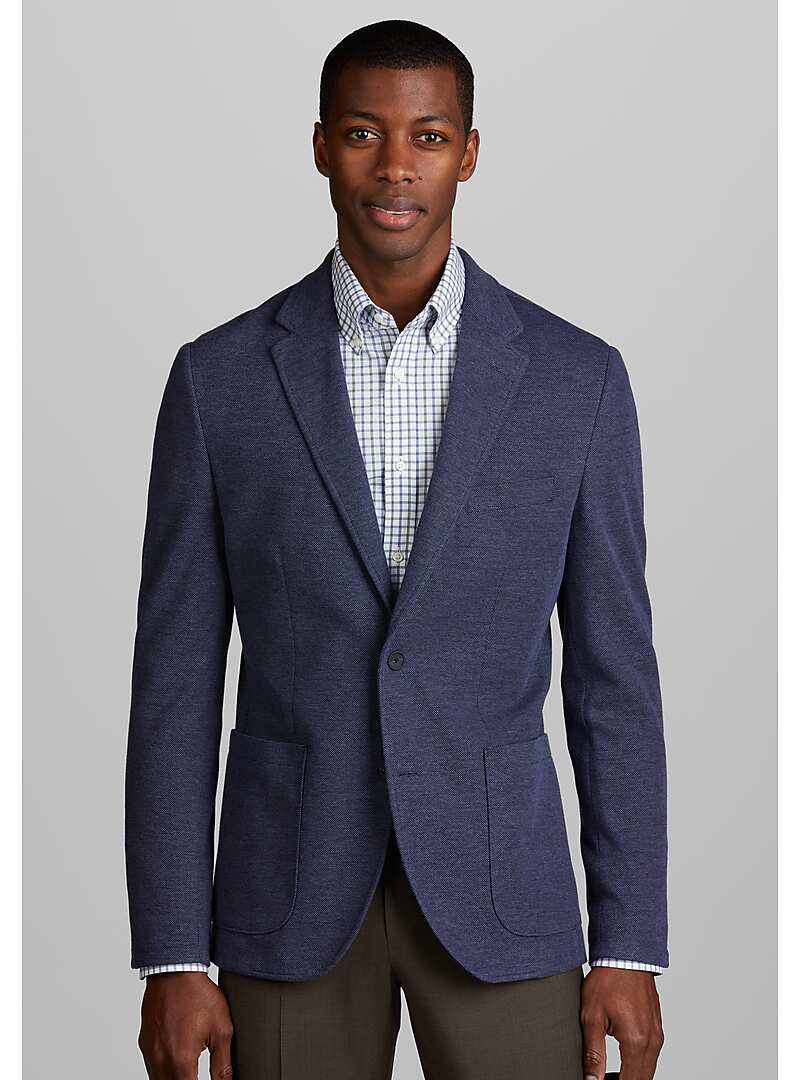 Jos. A. Bank Tailored Fit Pique Knit Jacket - Big & Tall#6ML5
