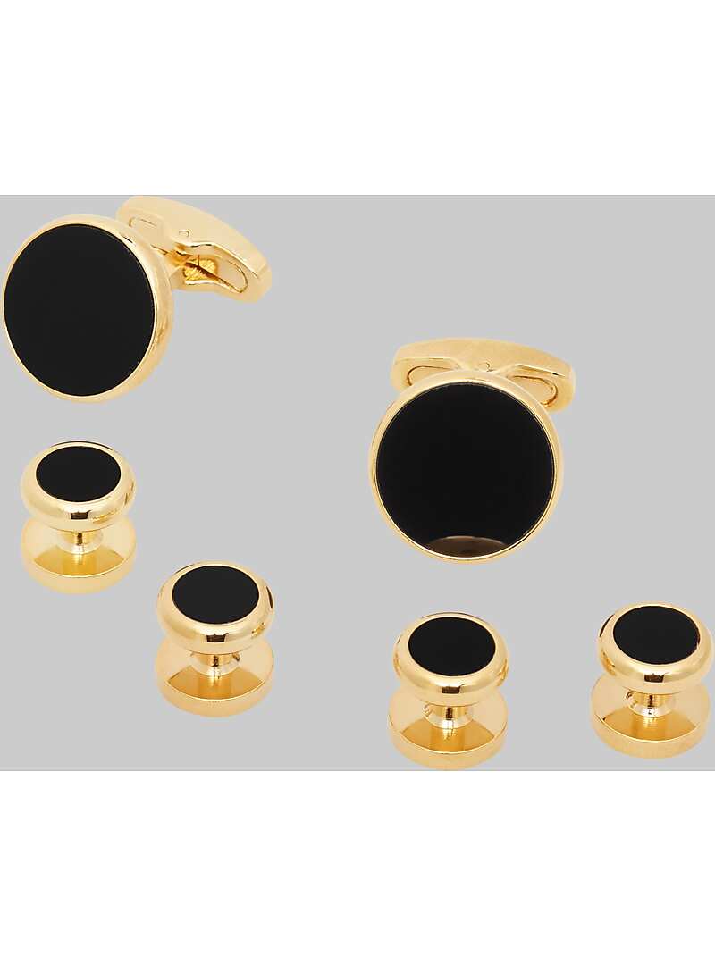 Jos. A. Bank Onyx Cufflink & Stud Set#81MV