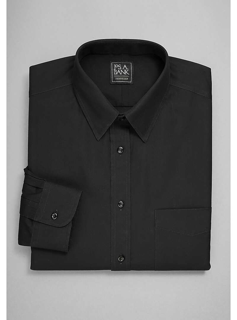 Traveler Collection Slim Fit Point Collar Dress Shirt - Big & Tall#5CTR