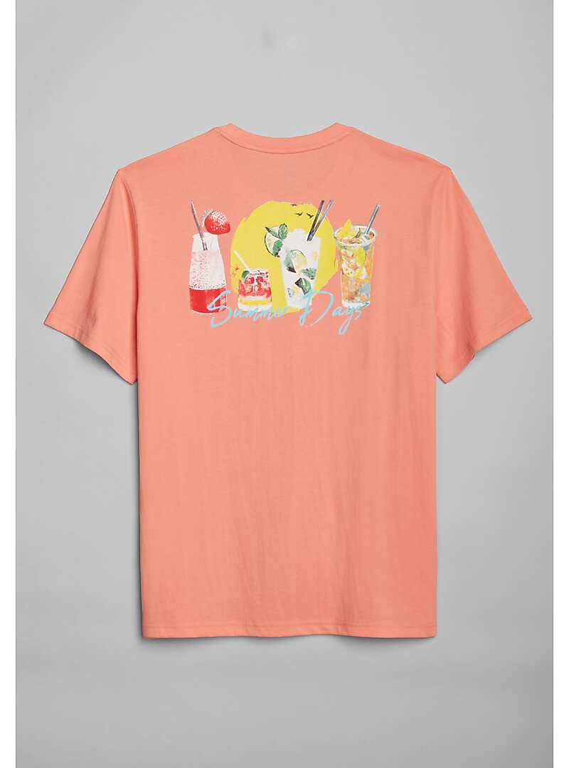 Jos. A. Bank Tailored Fit Summer Days Graphic Tee - Big & Tall#6NAC