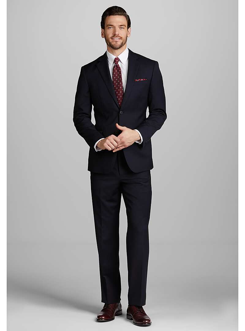 Jos. A. Bank Tailored Fit Solid Suit - Big & Tall#3WK5