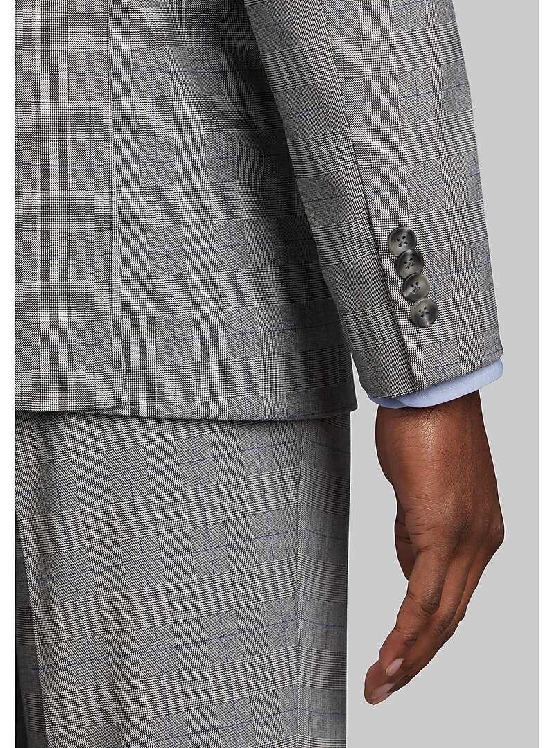 Jos. A. Bank Slim Fit Suit Separates Plaid Jacket#3XF8