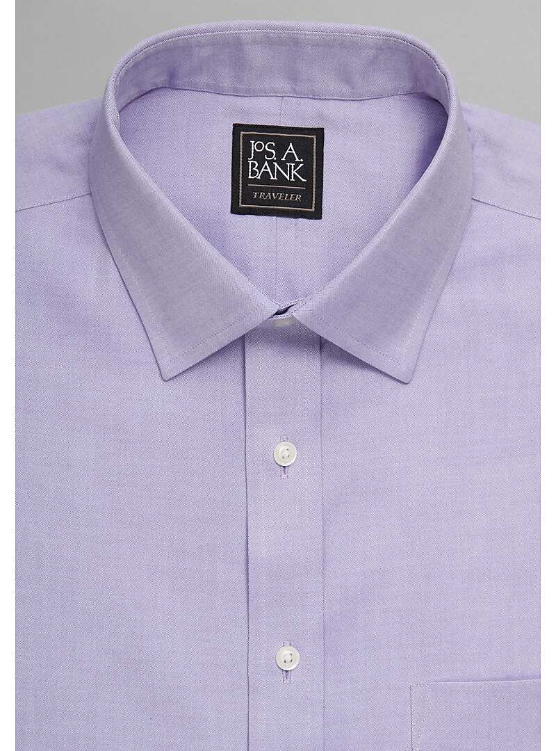 Traveler Collection Slim Fit Spread Collar Dress Shirt - Big & Tall#5JA8