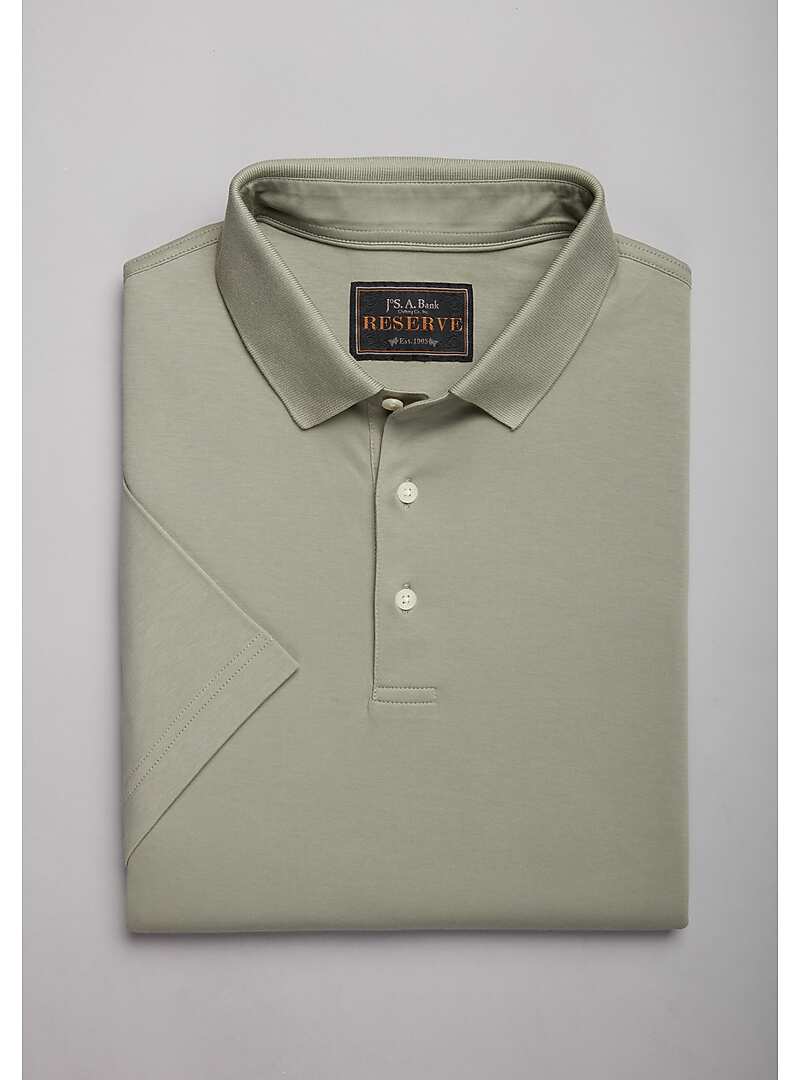 Reserve Collection Traditional Fit Solid Short Sleeve Polo#62GM