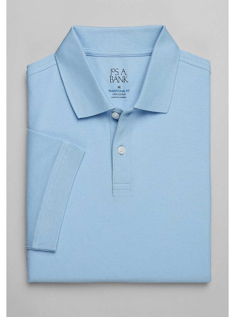 Jos. A. Bank Traditional Fit Solid Pique Polo#6MFT