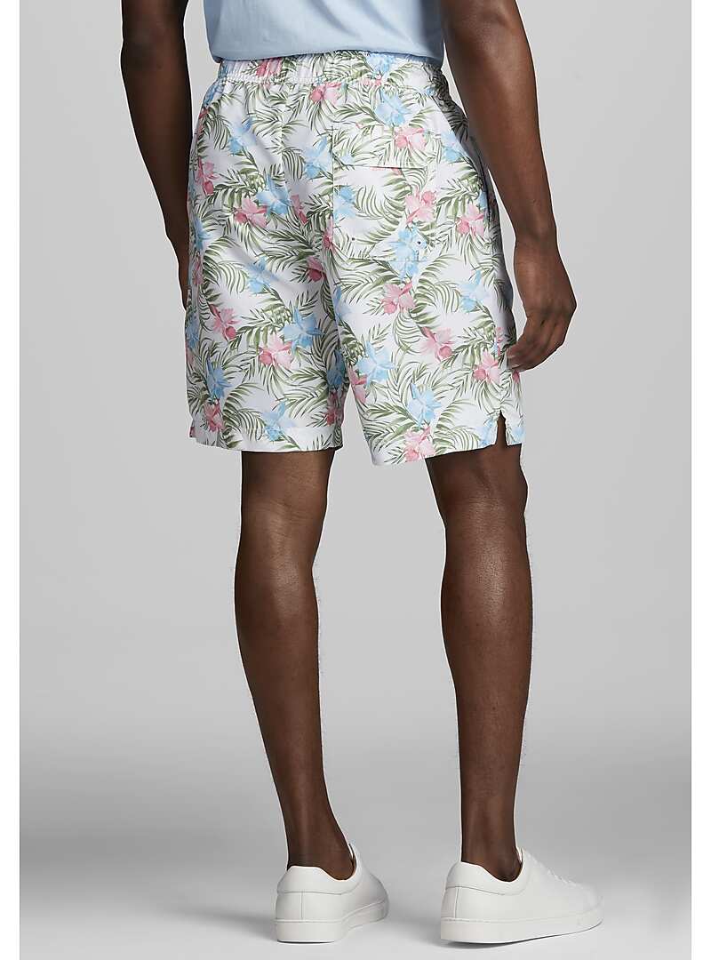 Con.Struct Tailored Fit Tropical Print Swim Shorts - Big & Tall#22YR
