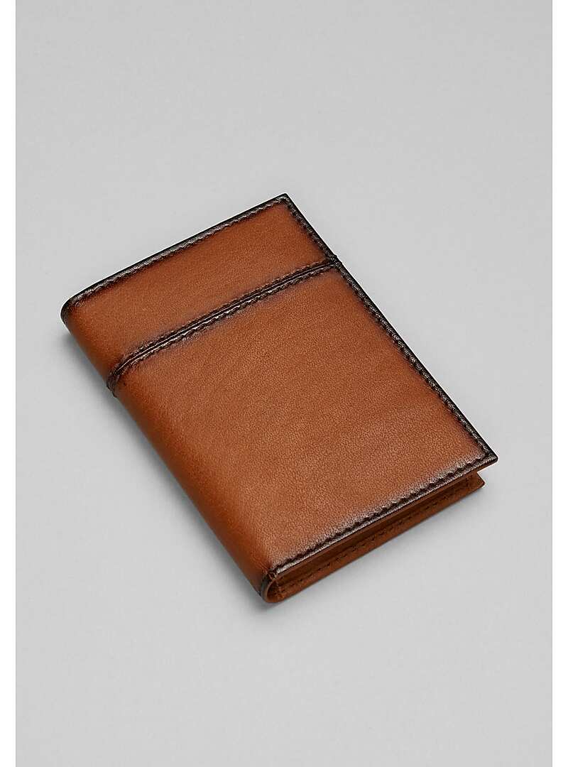 Jos. A. Bank Burnished Leather Tri-Fold Wallet#8XAN