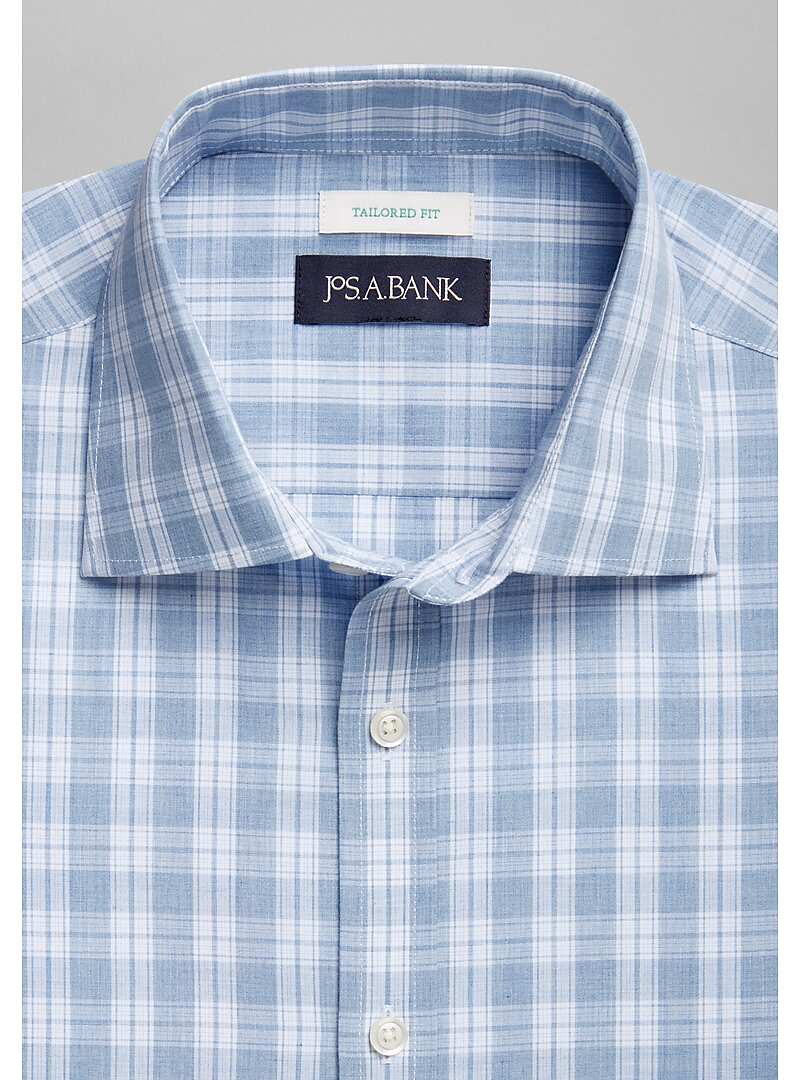 Jos. A. Bank Tailored Fit Tonal Check Sportshirt - Big & Tall#6MN8