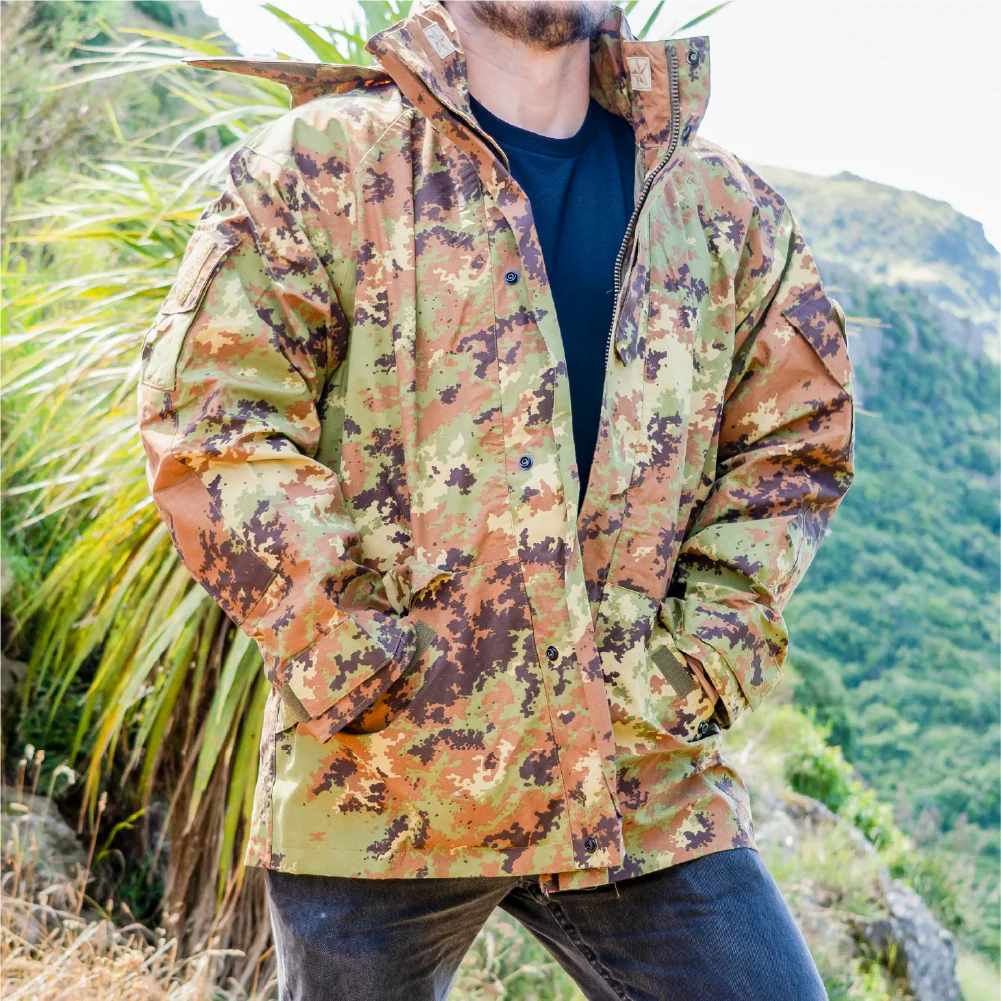 Italian Army Vegetato Wet Weather Jacket