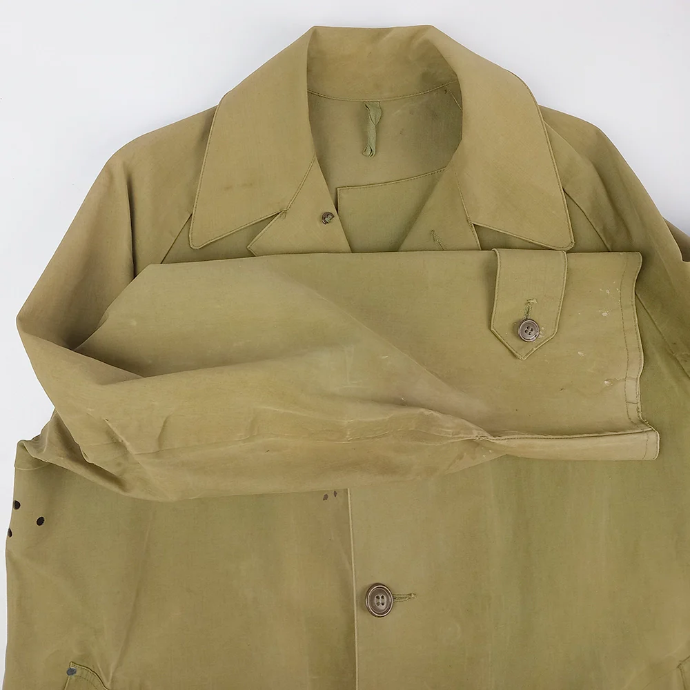 US WWII Dismounted Rain Coat OD, Sunlite - Medium