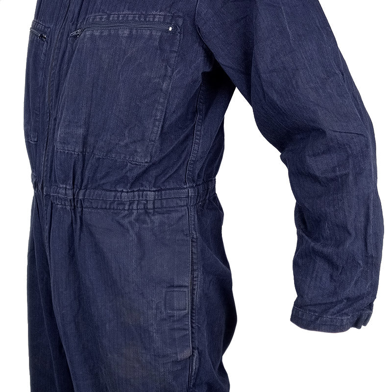 German Navy Blue Work Overalls - Value Grade