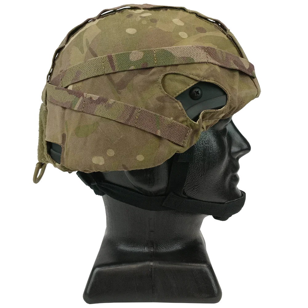 British MTP Virtus Helmet Cover - NVG and Rail Cutouts